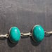 Bracelet silver real turquoise stones