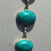 Bracelet silver real turquoise stones