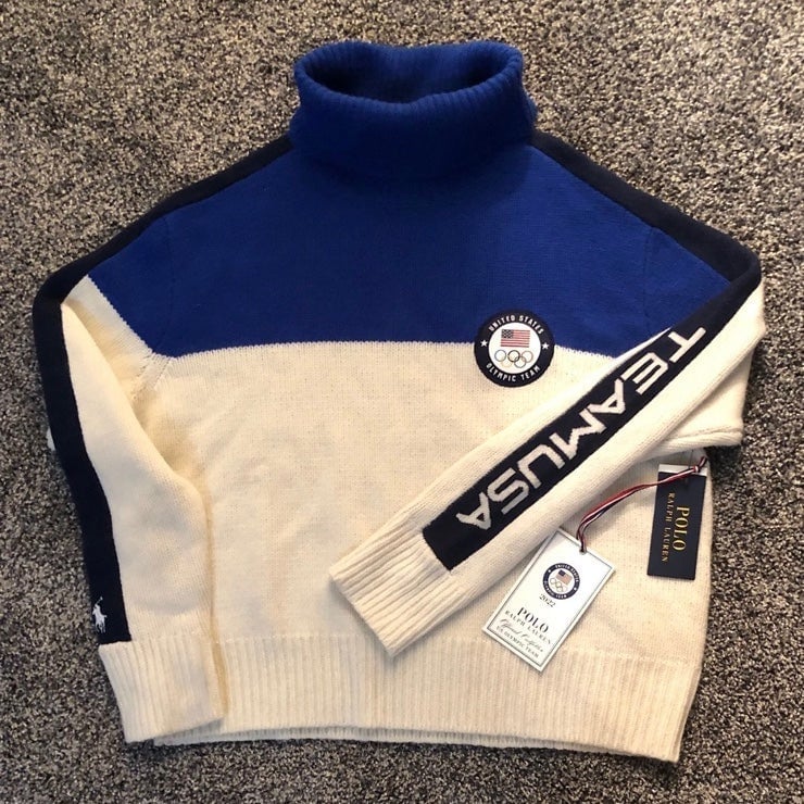 POLO RALPH LAUREN Team USA Wool Sweater - Women's size SMALL