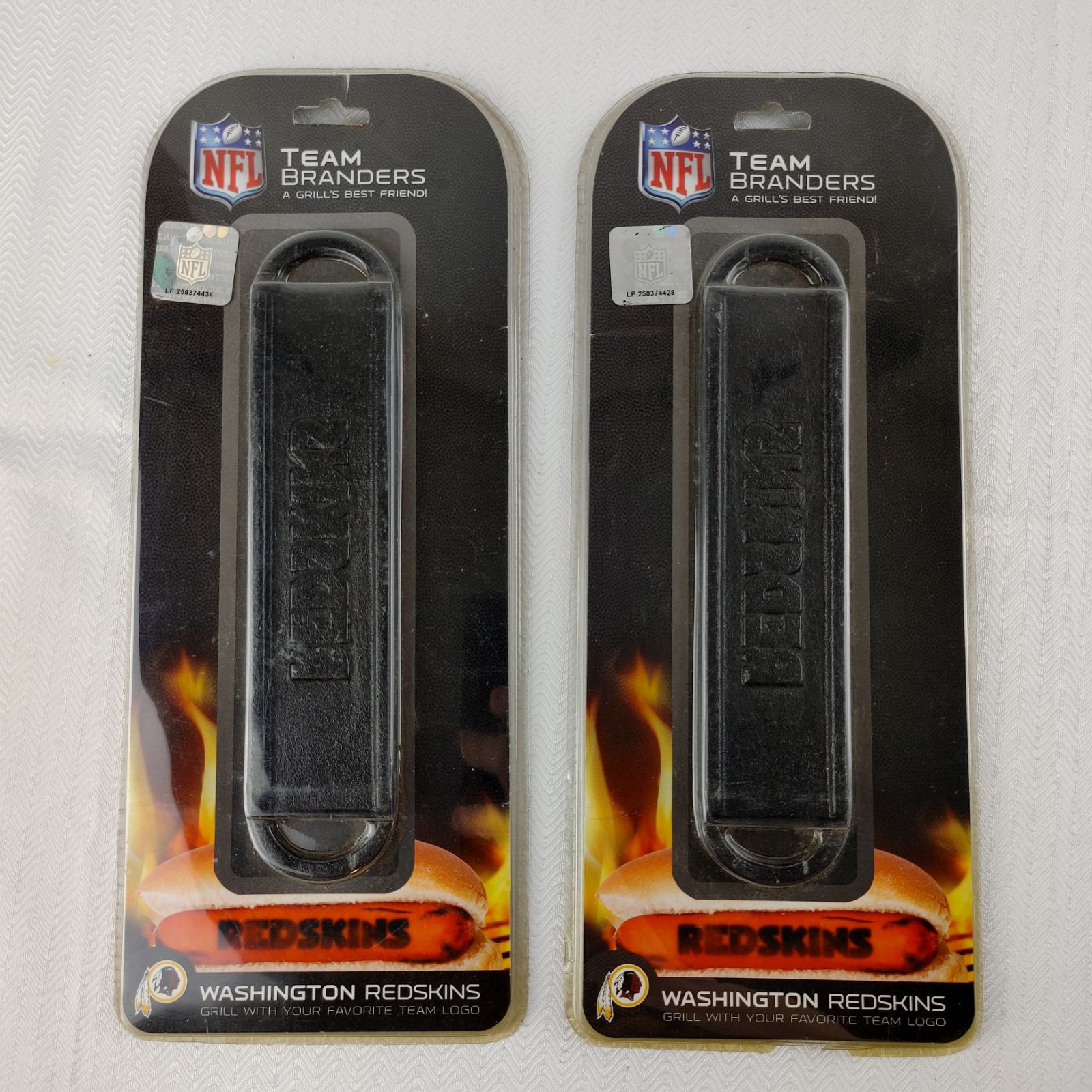Redskins Cast Iron Hotdog Branders