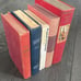 5 Vintage Antique Books Home Decor Old Distressed Bookshelf Decorative Staging