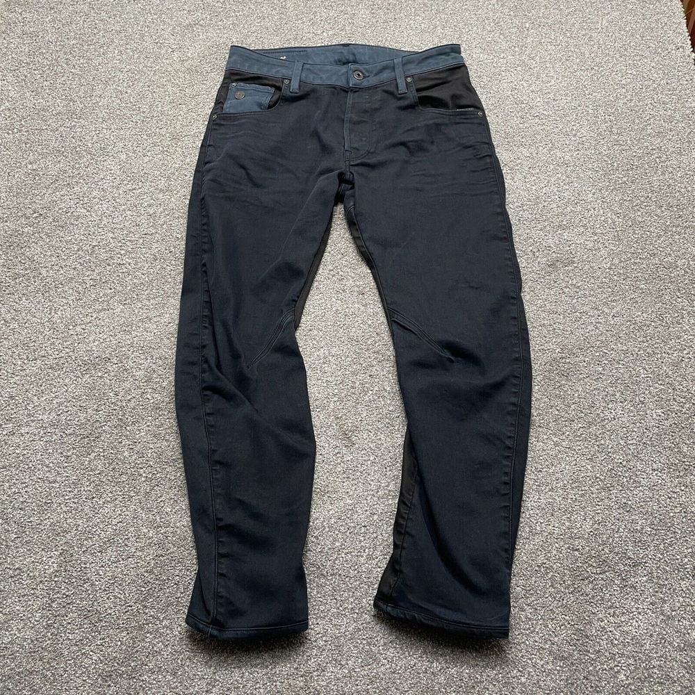 G Star Raw Jeans 29X30 (Actual 29X29) Blue 3D Arc Slim Fit Casual Mens