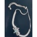 Macy's Silver Tone CZ Chip Blue Star Snowflake Adjustable Tennis Bracelet NWOT