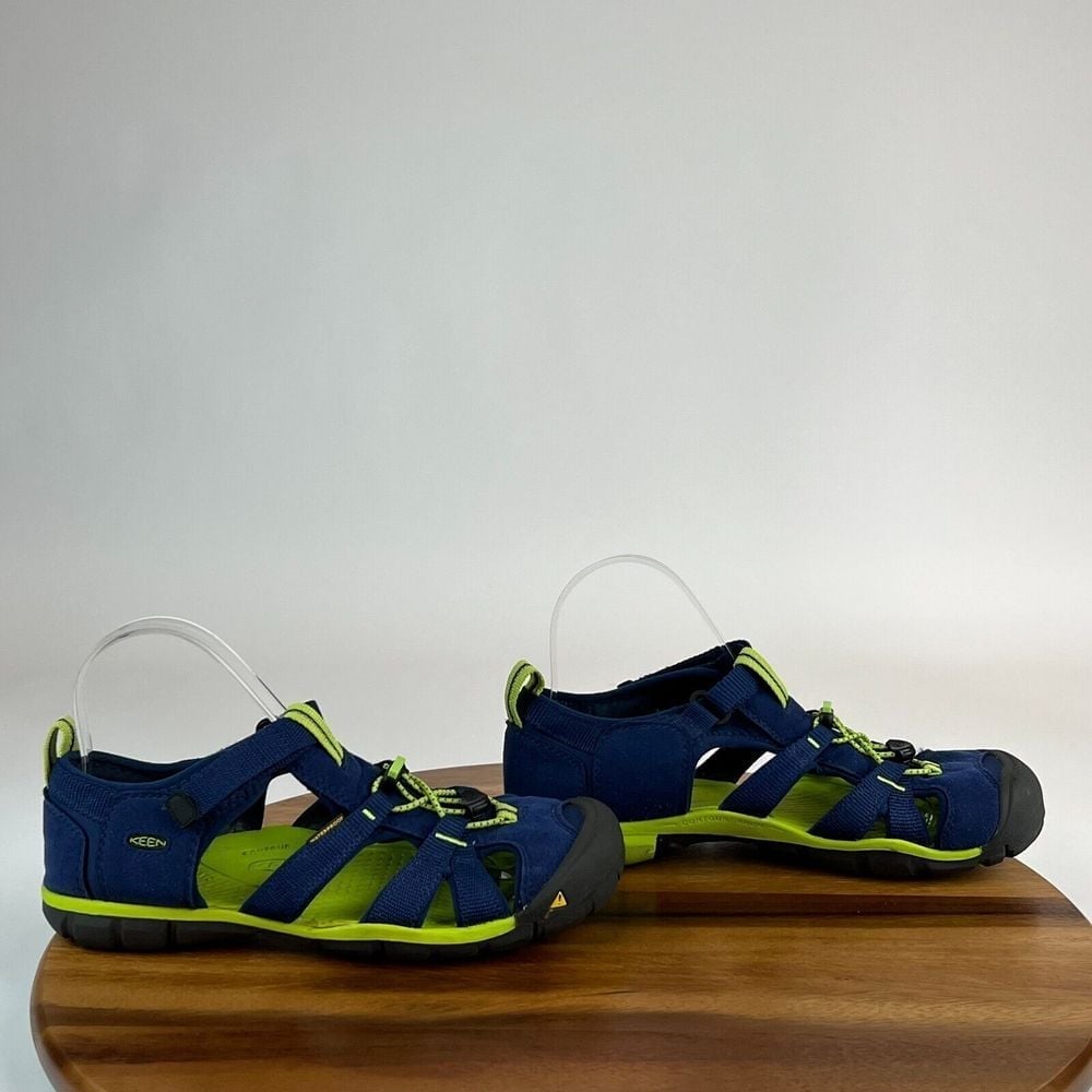 Big Kids Keen Seacamp II CNX Blue Casual Athletic Water Sport Sandals Size 6 Y