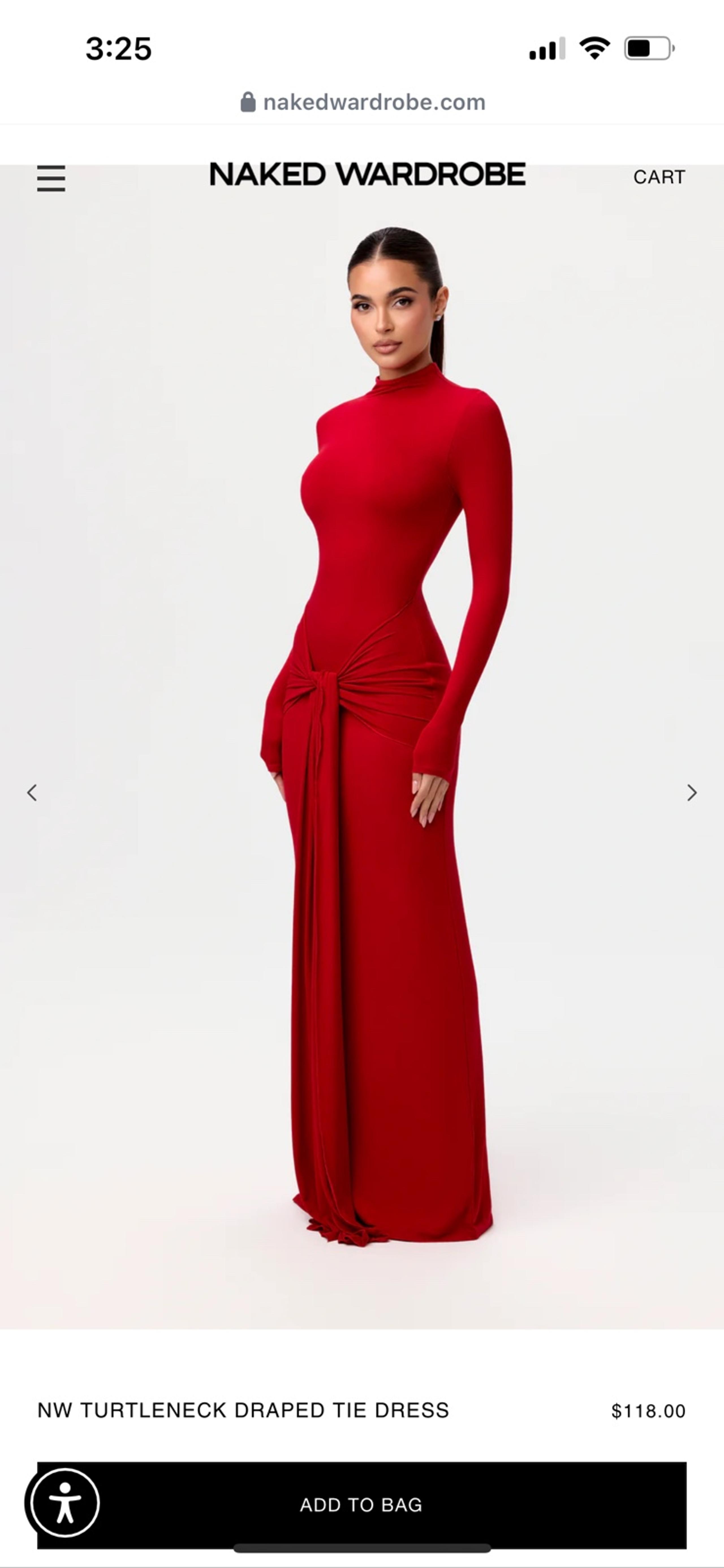 Naked wardrobe dress