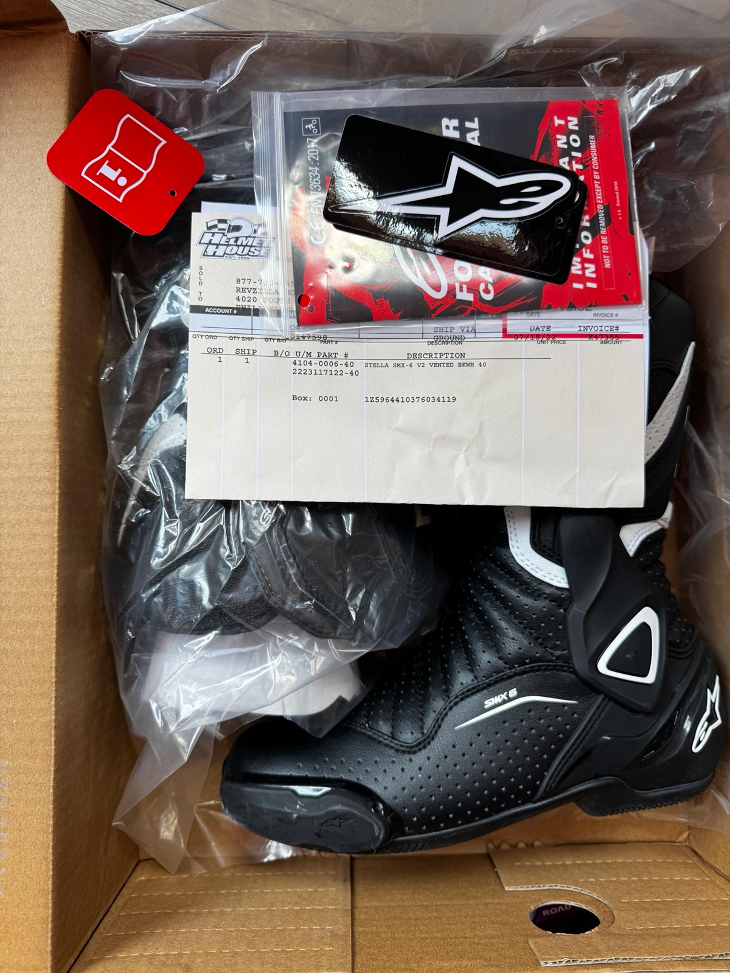 Alpinestars Stella SMX-6 V2 Vented EURO 40 USW 8.5