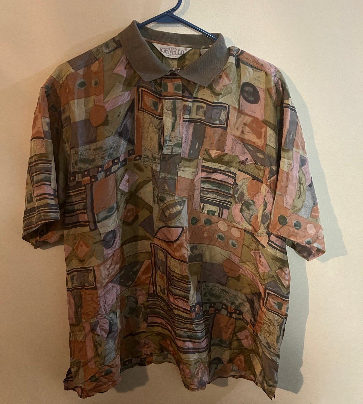 GENELLI SILK SHIRT SIZE M