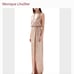 ML Monique Lhuillier Rose Gold Gown