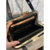 Md Century Vntage Black Patent Handbag