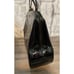 Md Century Vntage Black Patent Handbag