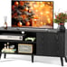TV Stand for 55 Inch TVs, Entertainment Center with Storage Cabinet