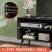 TV Stand for 55 Inch TVs, Entertainment Center with Storage Cabinet