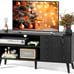 TV Stand for 55 Inch TVs, Entertainment Center with Storage Cabinet