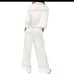 Free people pajama party sleep set ivory