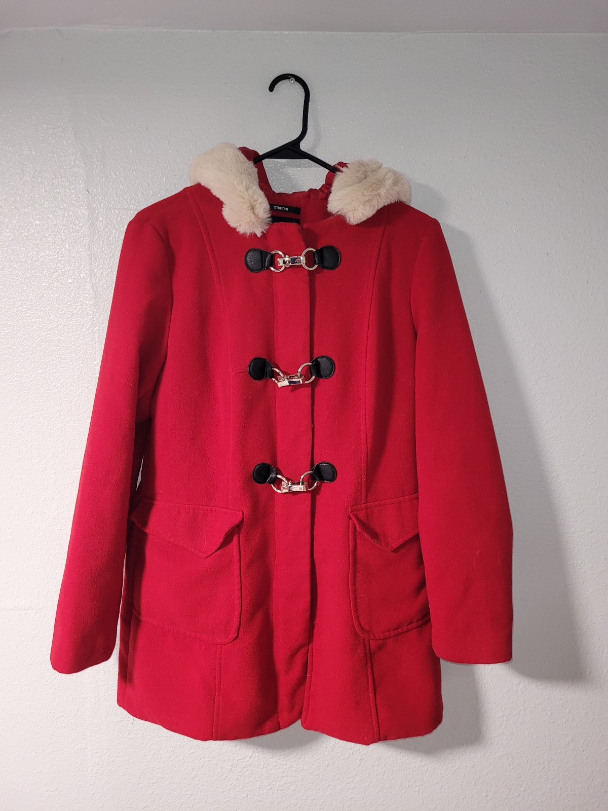 FREE SHIPPING NEW RED COAT