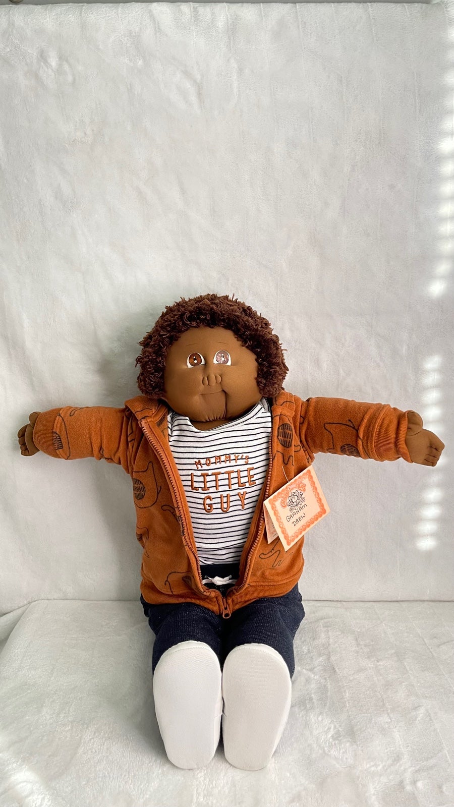 1984 Vintage Cabbage Patch Kids Little People Soft Sculptures African-American