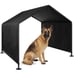Dog Shade Shelter Outdoor Deep Black Tent for Large Medium Dogs