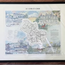 LE LOIR-ET-CHER Pencil Signed & Numbered Lithograph