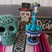 DIA De Los Muertos Catrina W / Roses