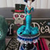 DIA De Los Muertos Catrina W / Roses