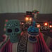 DIA De Los Muertos Catrina W / Roses
