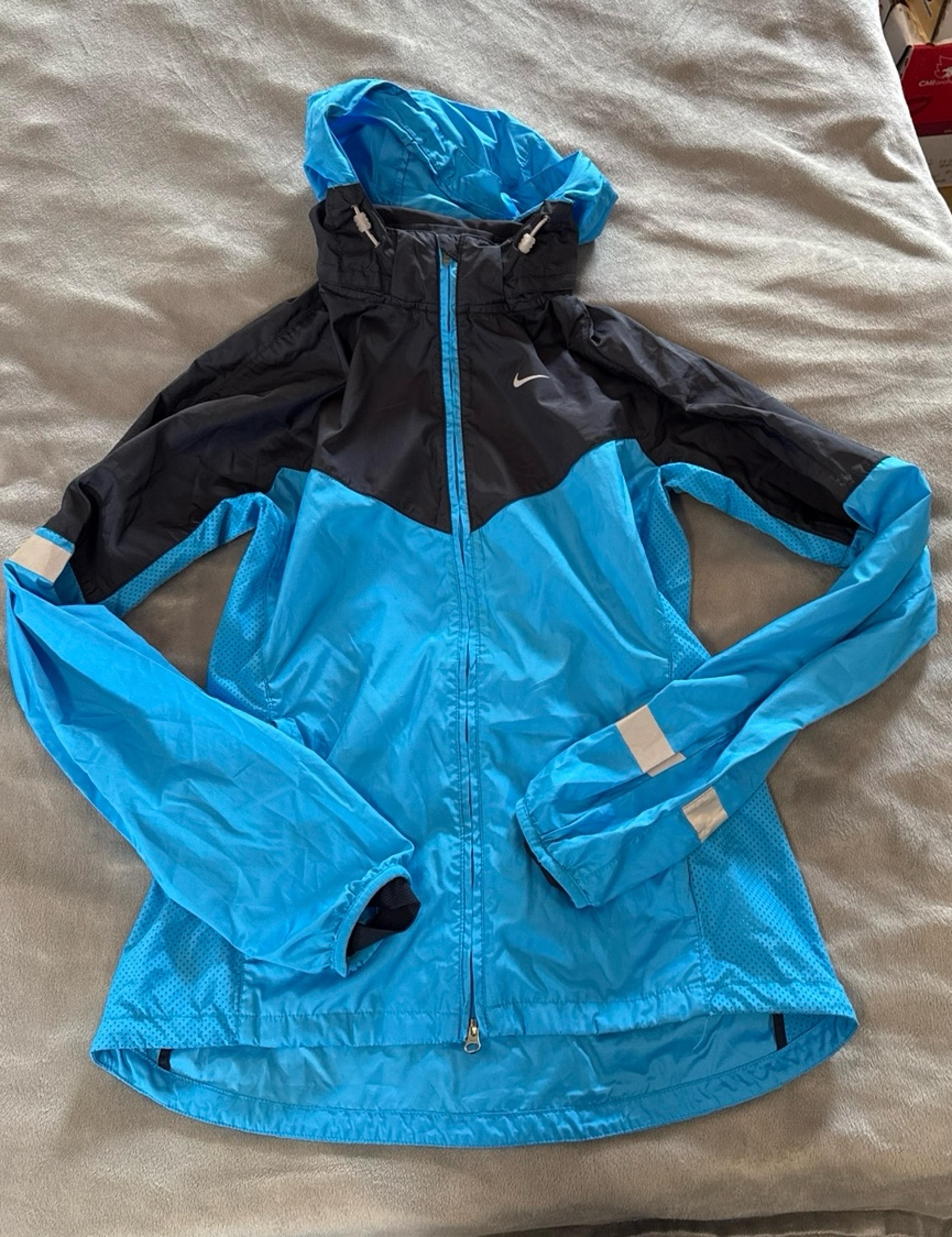 Vapor Women's Running Jacket Blue/Black 465557-417 Sz Small - Nike