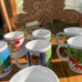 Christmas Bally's Mugs 9 pcs