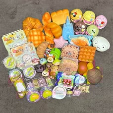 Squeeze Food Sample Slime Pearl Glitter Set Bulk Sale