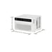 Toshiba 10,000 BTU 115-Volt Smart Wi-Fi Touch Control Window Air Conditioner