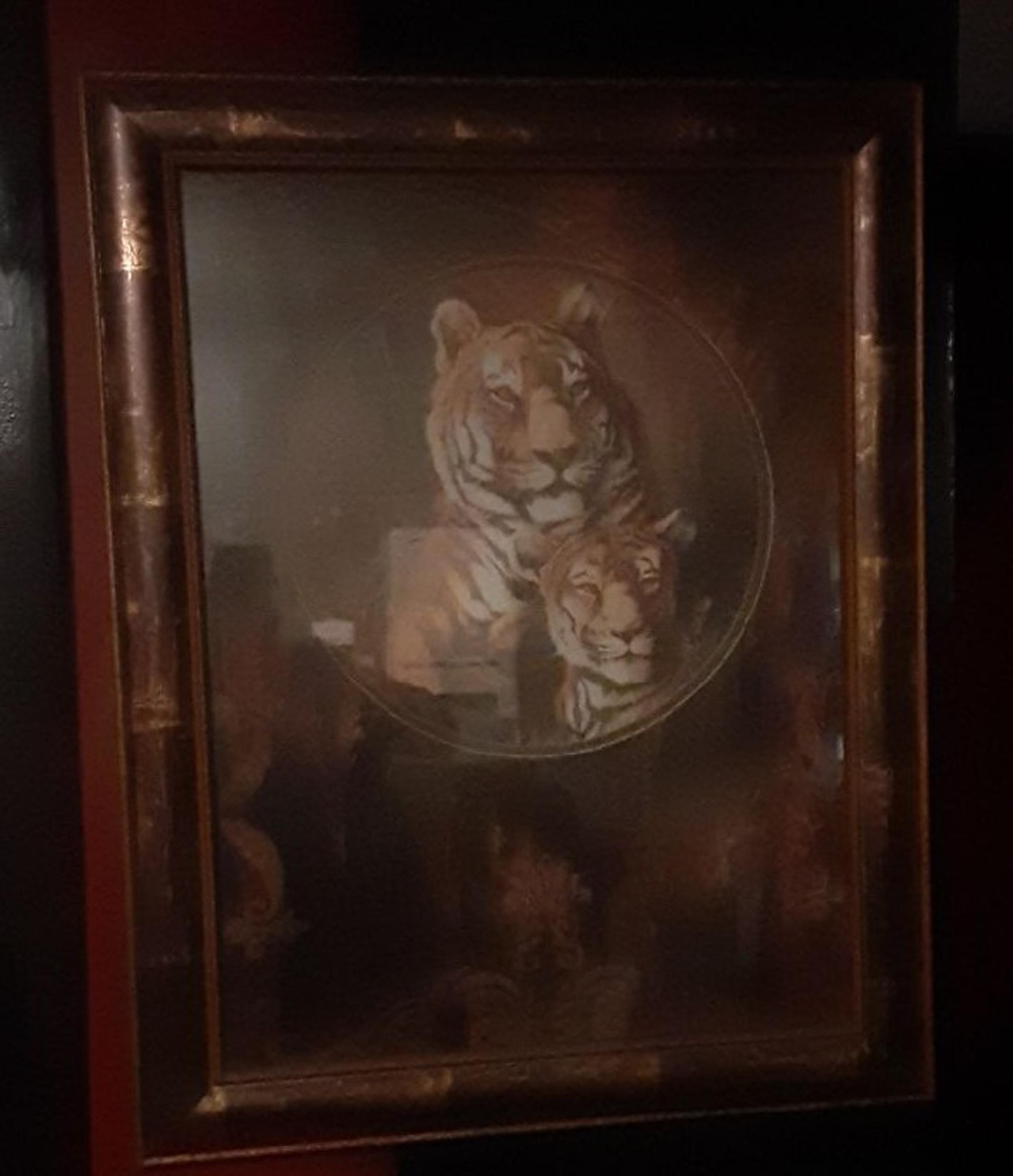 A tiger painting .