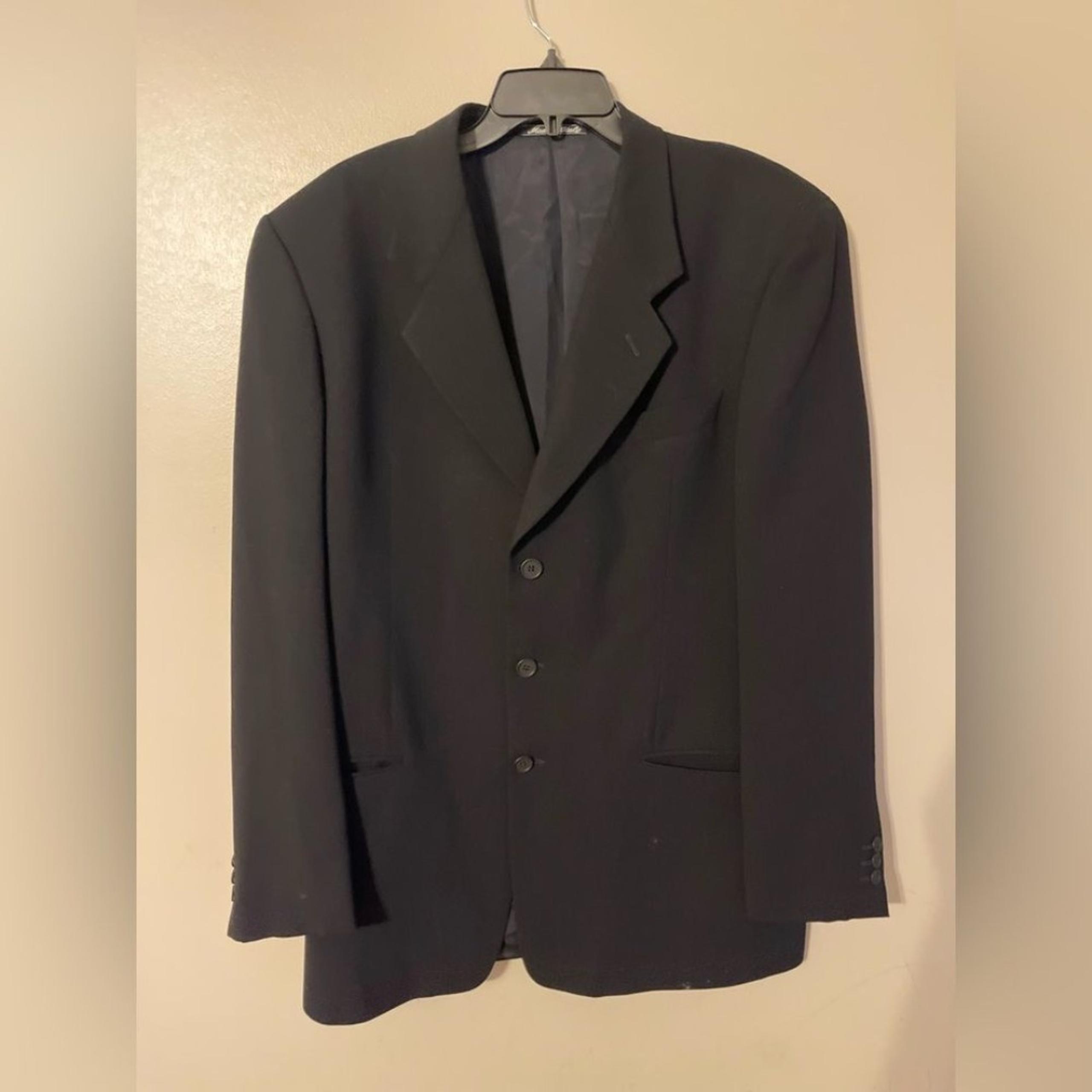 Giorgio Armani Made In Italy Pure Virgin Wool 3-Button Blazer L/XL (approx)