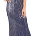 Mac Duggal Sequin Halter Gown (Midnight Blue) size 6