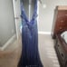 Mac Duggal Sequin Halter Gown (Midnight Blue) size 6