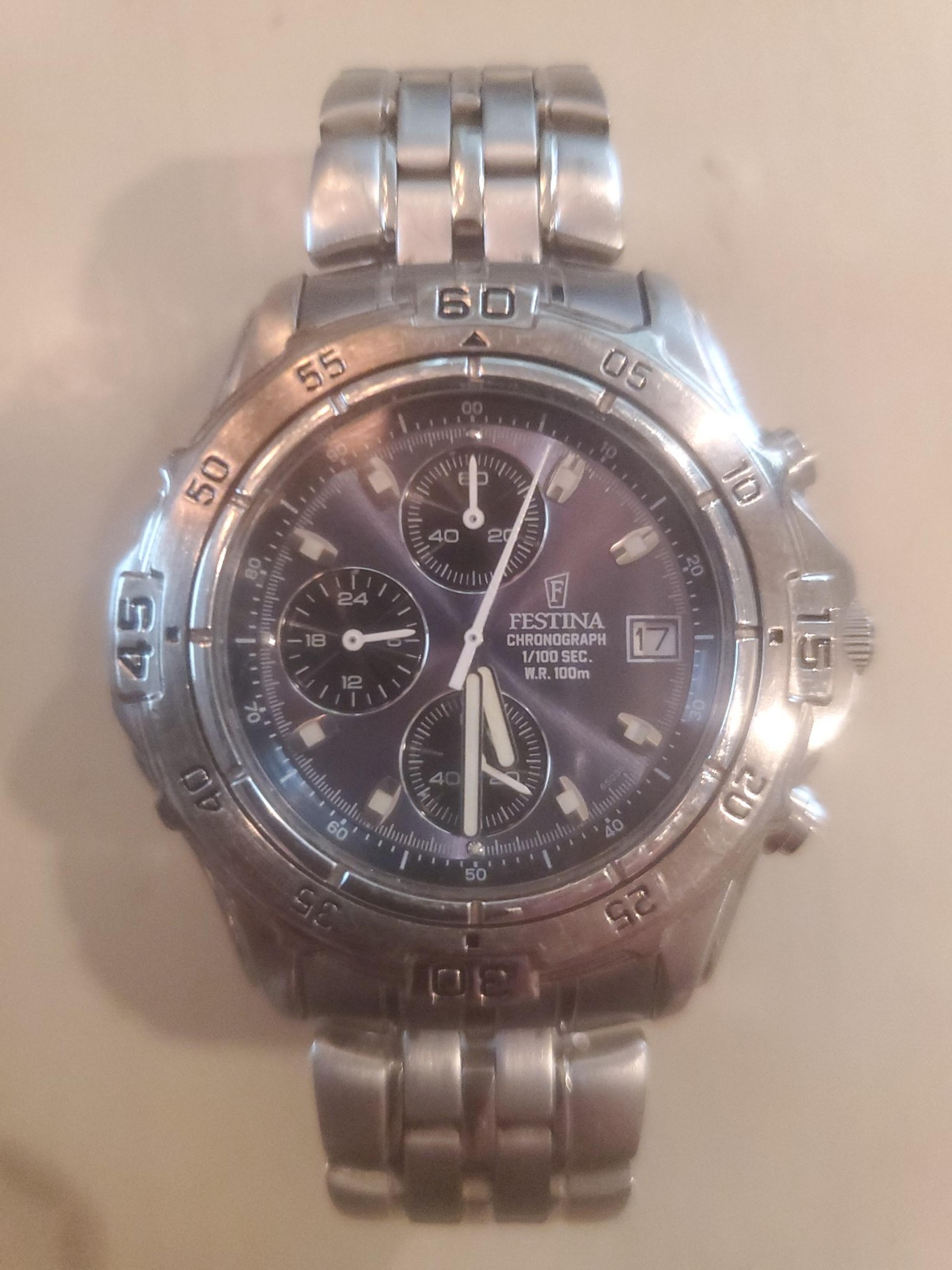 Festina - Men's - Stainless Steel Watch - Water Resistant Diver (100m)