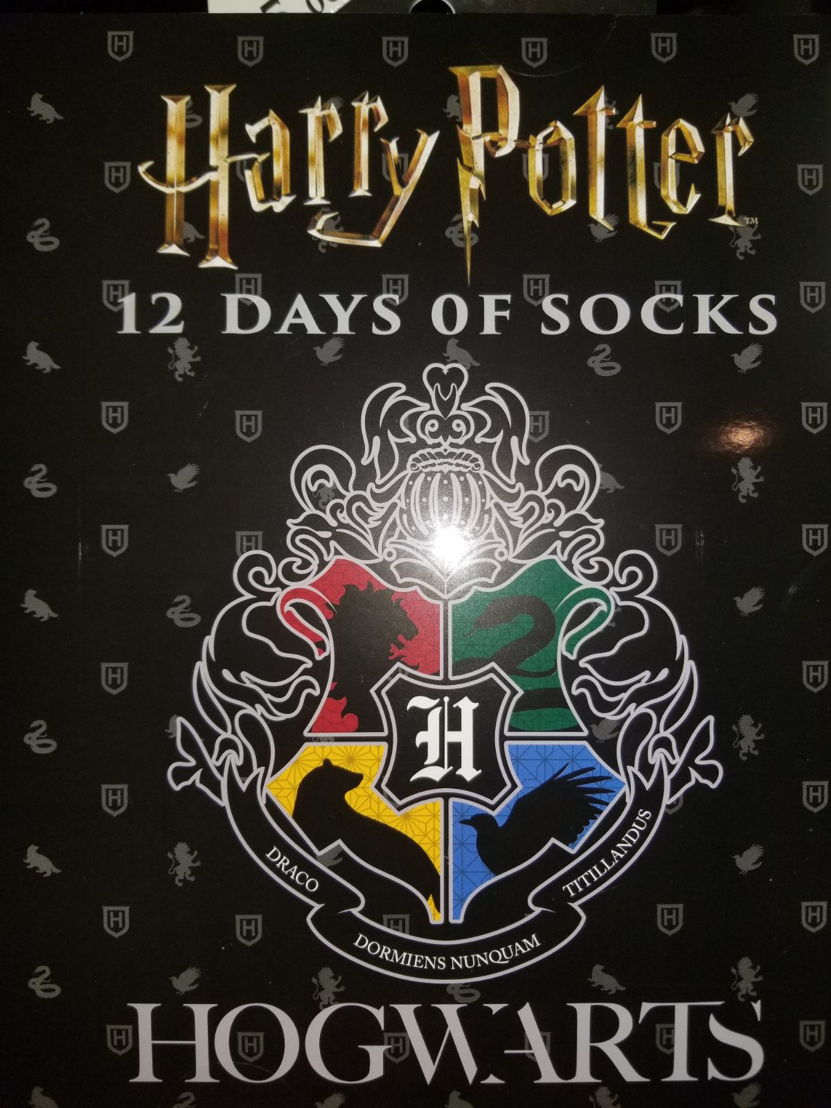 harry potter 12 days of socks advent