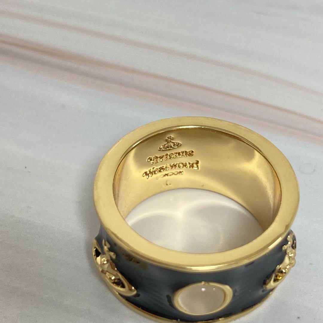 Vivienne Westwood キングリング ゴールド×ブラック L（楽天市場