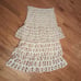 FREE PEOPLE Tiered Ruffle printed Prairie Midi Skirt