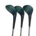 3 Vtg PGA Coronation Wooden Head Victor Golf 1 3 5 True Temper Pro Hit USA made
