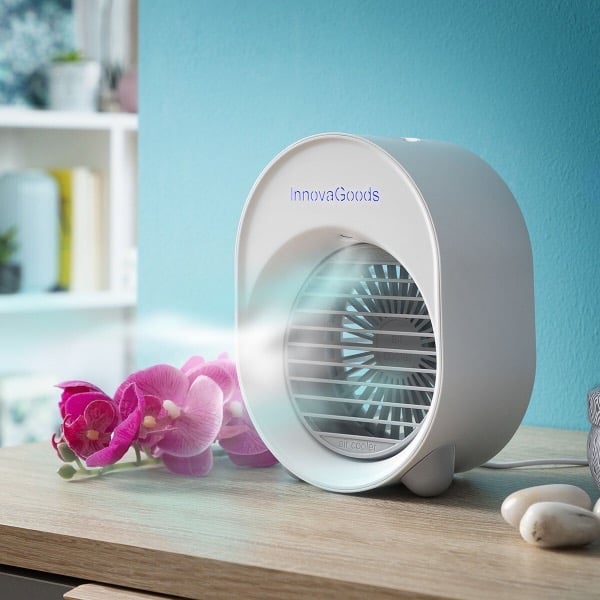 Portable Ultrasonic Air Cooler with LED