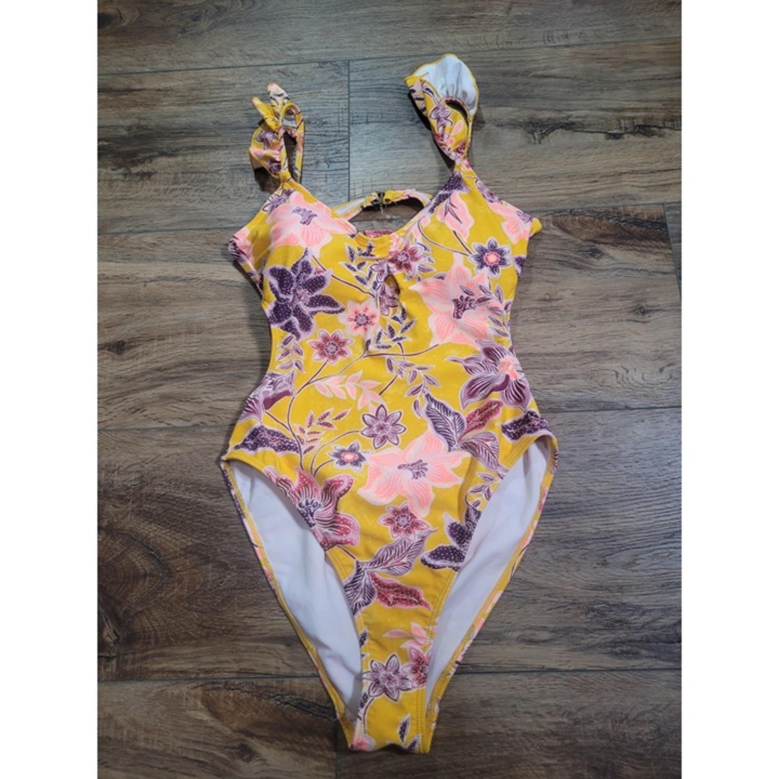 No Boundaries Swim One-Piece Bathing Suit Womenz Size MED 7-9