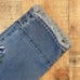 J. Jill Authentic Fit Cropped Jeans Size 8 Blue Denim Raw Hem Floral Embroidery