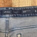 J. Jill Authentic Fit Cropped Jeans Size 8 Blue Denim Raw Hem Floral Embroidery