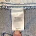 J. Jill Authentic Fit Cropped Jeans Size 8 Blue Denim Raw Hem Floral Embroidery