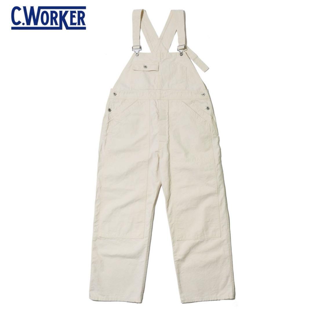 C WORKS Seaworks Overall Salopette Off-White Denim