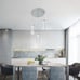 Modern Farmhouse 3-Light chrome Pendant Light Lighting