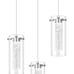 Modern Farmhouse 3-Light chrome Pendant Light Lighting
