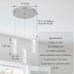 Modern Farmhouse 3-Light chrome Pendant Light Lighting