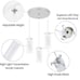 Modern Farmhouse 3-Light chrome Pendant Light Lighting