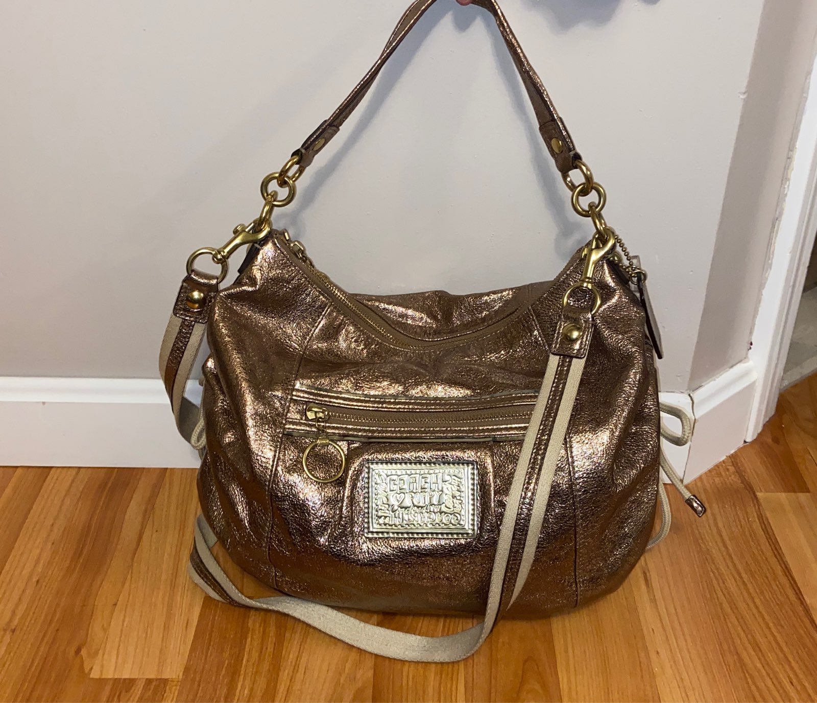 Authentic Learher Coach Bag