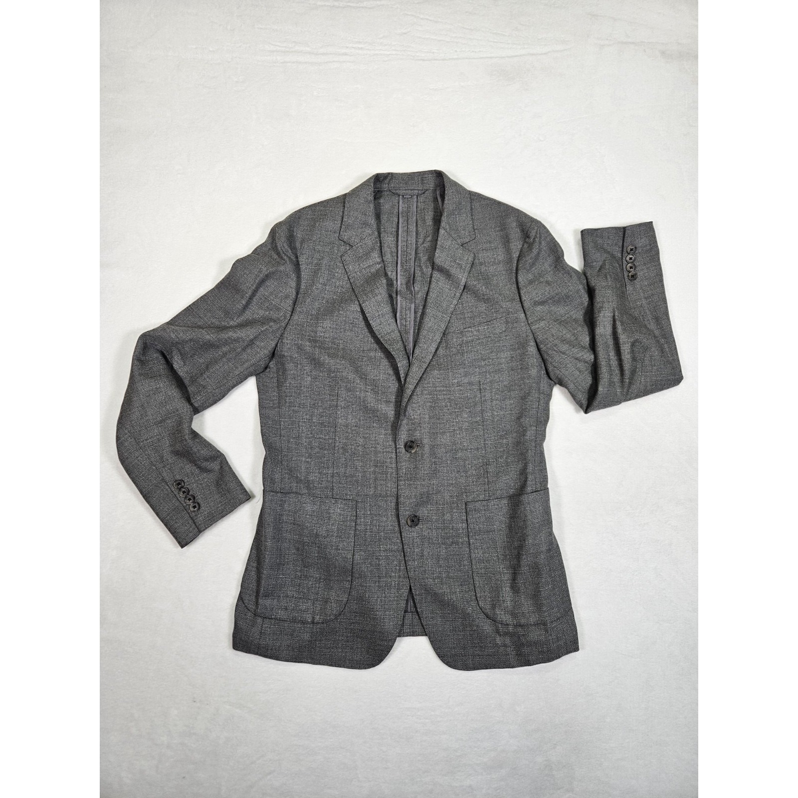 Bonobos x Vitale Barberis Canonico Wool Unstructured Slim Fit Blazer Gray 40R